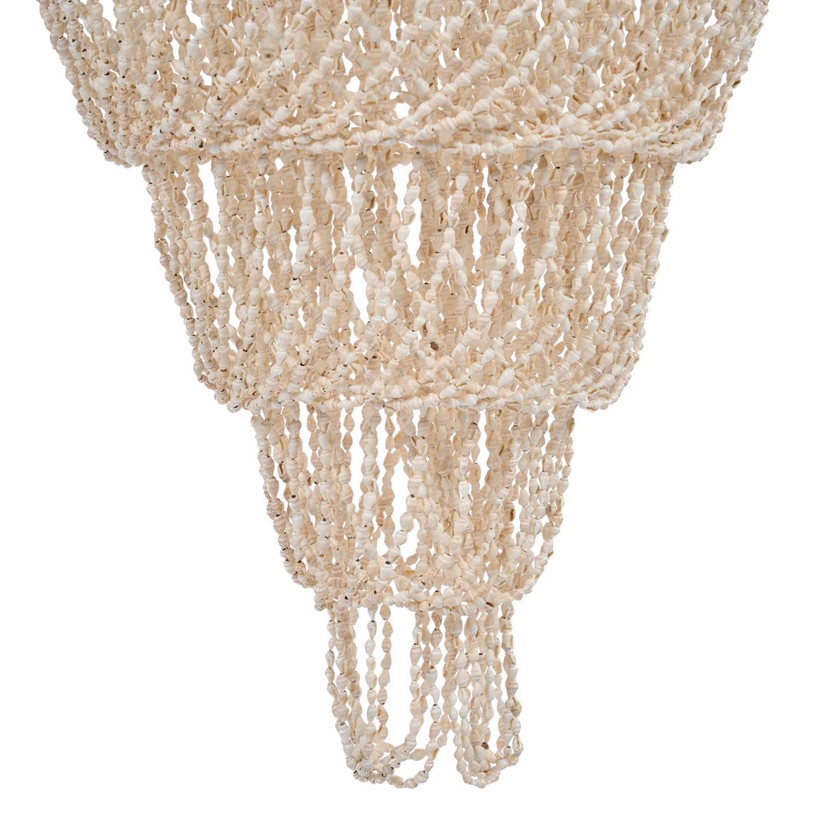 Ocean Tower Muschellampe (80 cm) – Luxuriöser Kronleuchter | Bazar Bizar