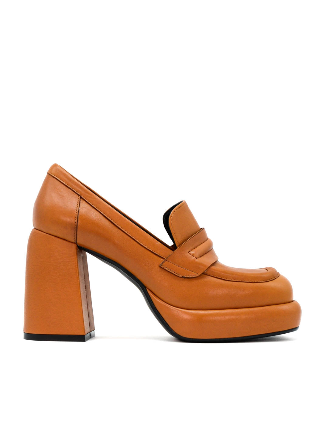 Chunky Loafers Style Platform Heels, Poesie Veneziane