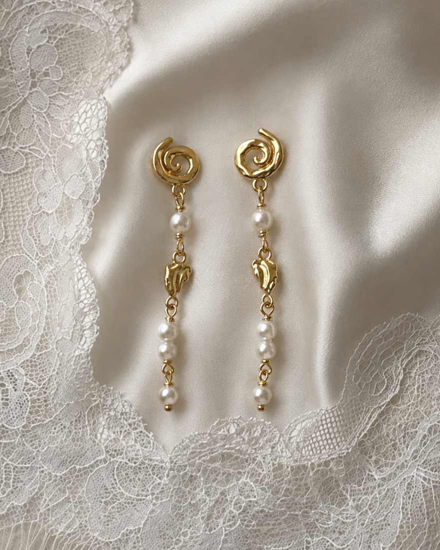 Cayman Earrings – Gold Plated