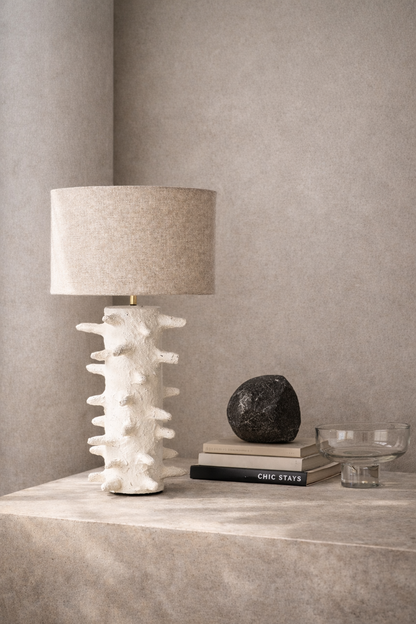 Spiketacular Table Lamp – White (Medium)