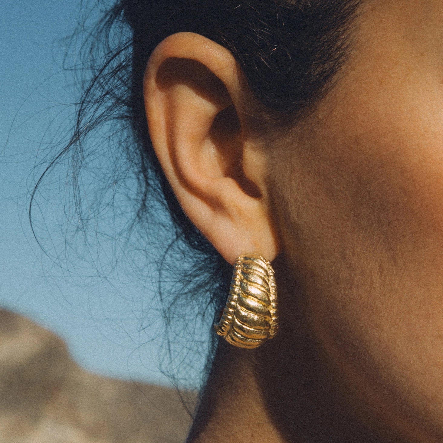 Marea Earrings | 18k Gold | Agape Studio Jewelry 