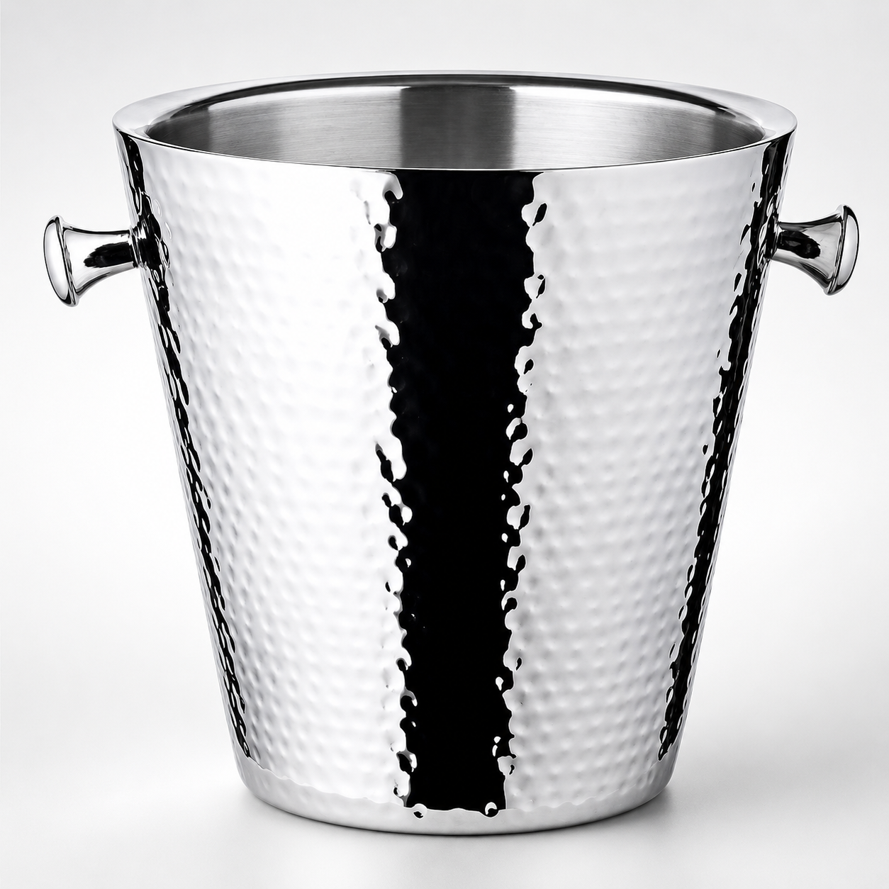 Valencia Champagnerkühler mit Ständer Silber 83 cm | EDZARD