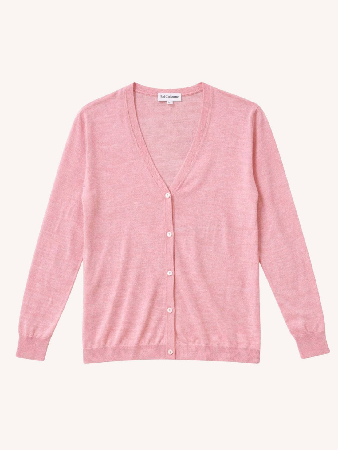 Nelly Cashmere Cardigan – Blush Pink