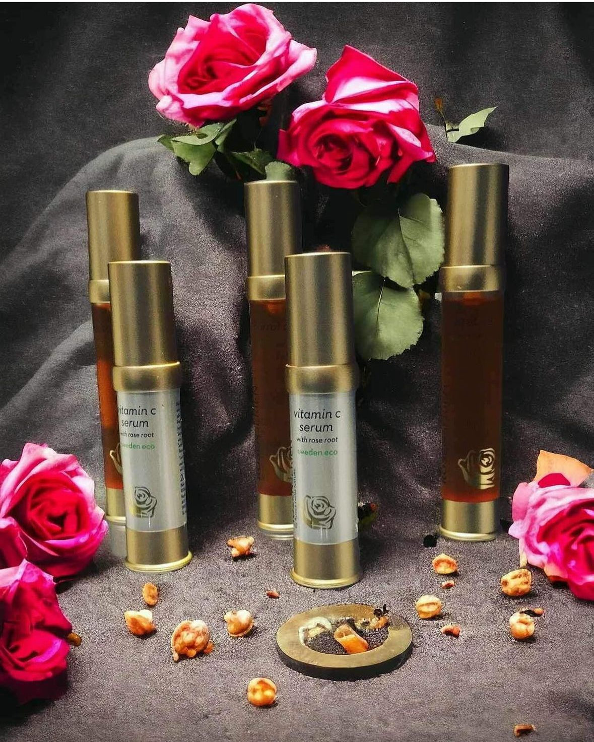 Vitamin C serum with rose root, Organic, Rose Series