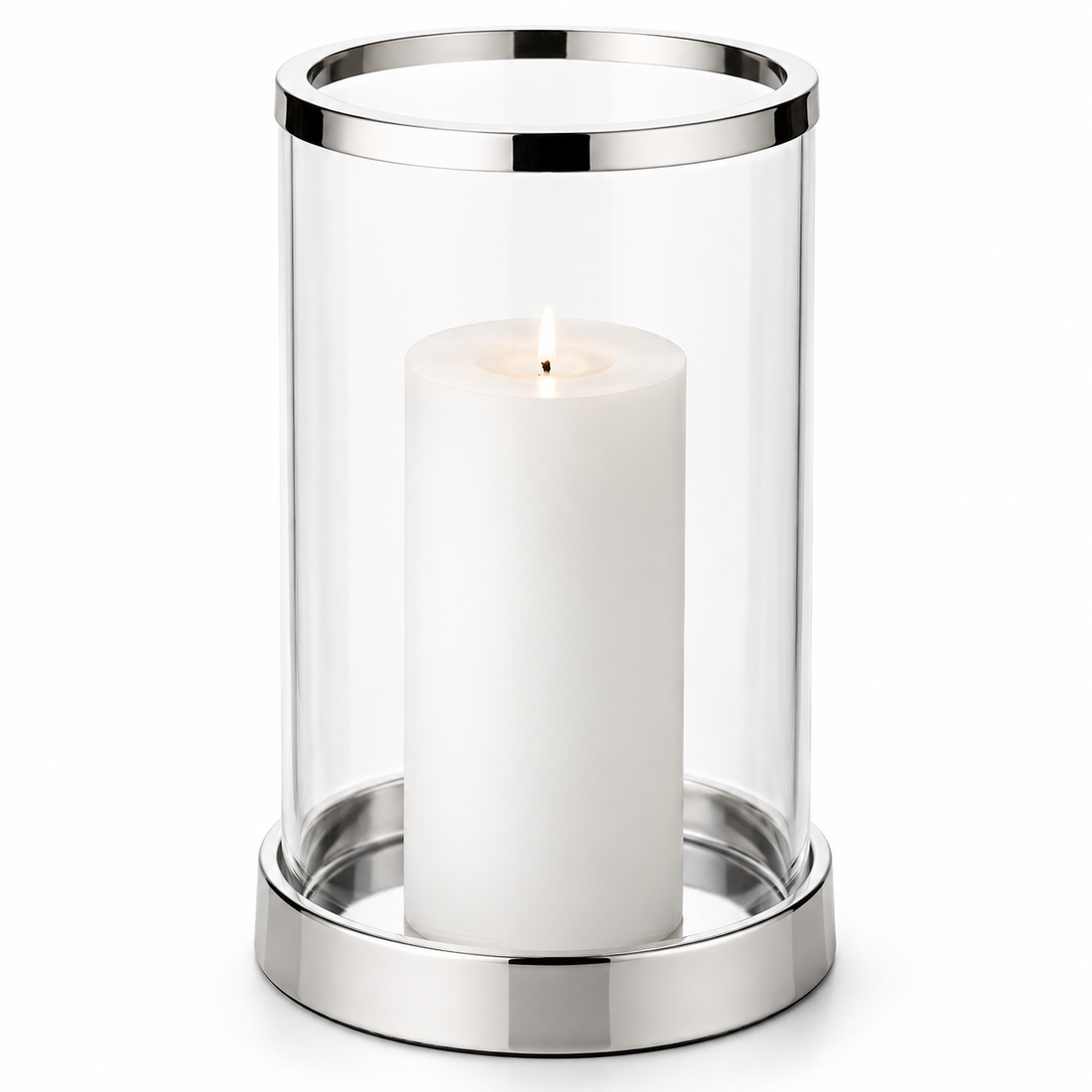 Silverpläterad Ljuslykta Sanremo 26 cm | EDZARD