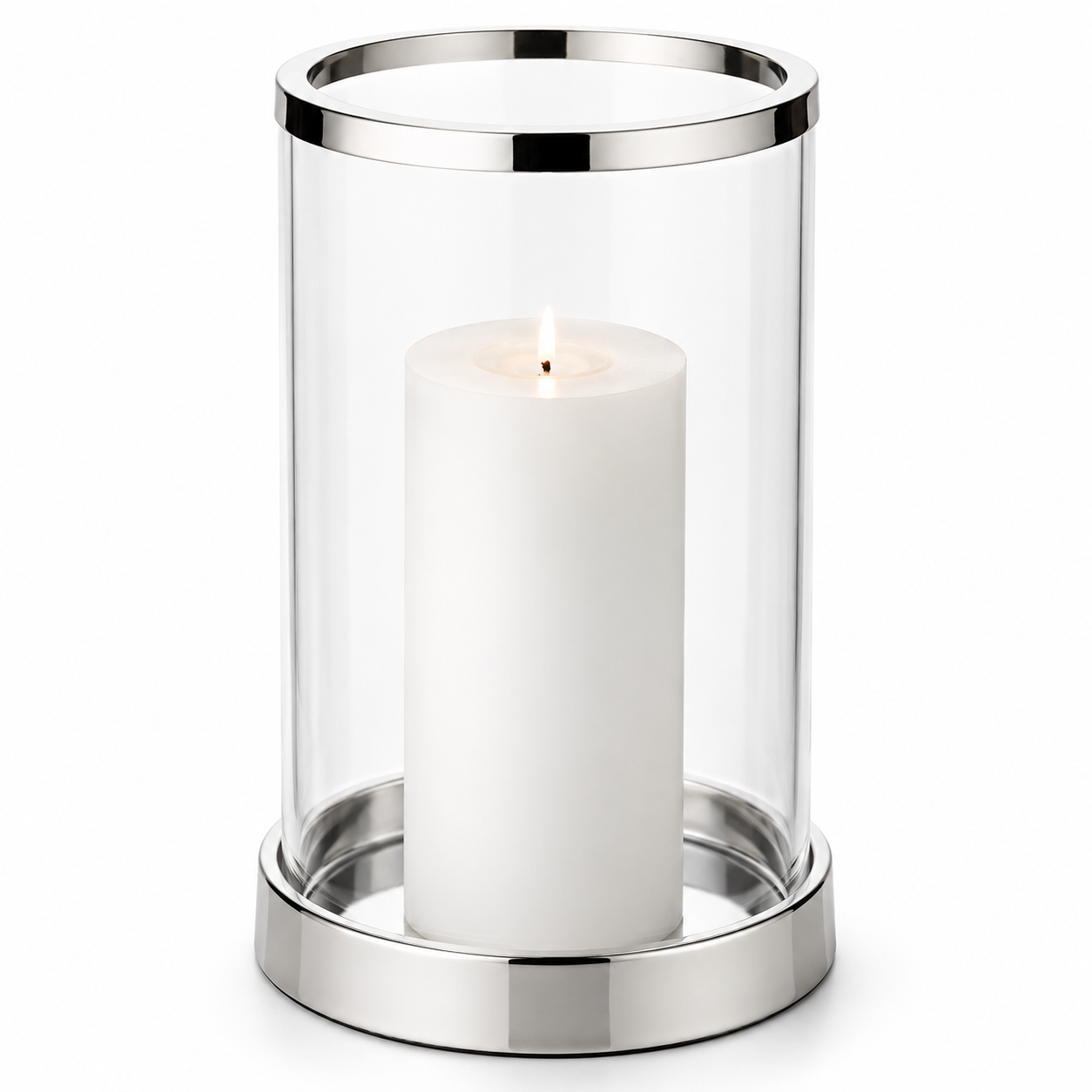 Silverpläterad Ljuslykta Sanremo 26 cm | EDZARD