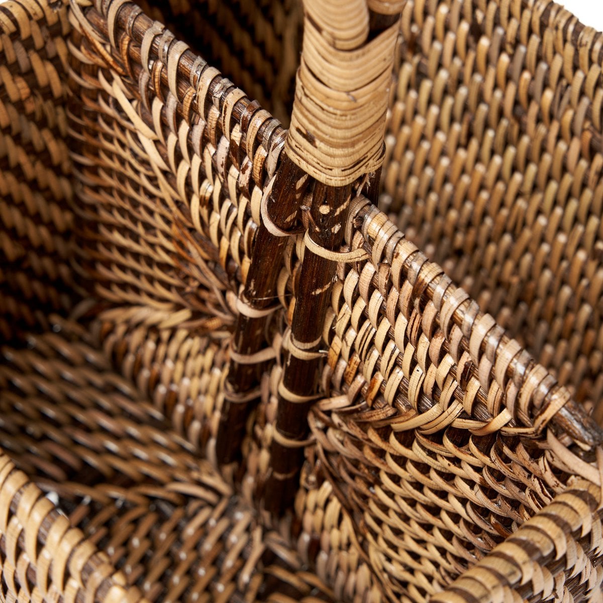 Le support à ustensiles en rotin n°2 - Marron naturel