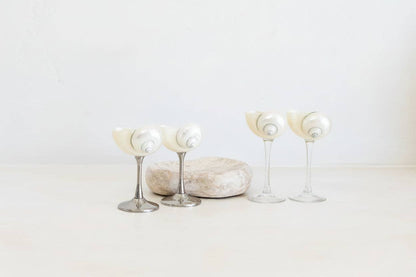 The Seaside Sipping Set – Shell Cocktail Glass Bundle