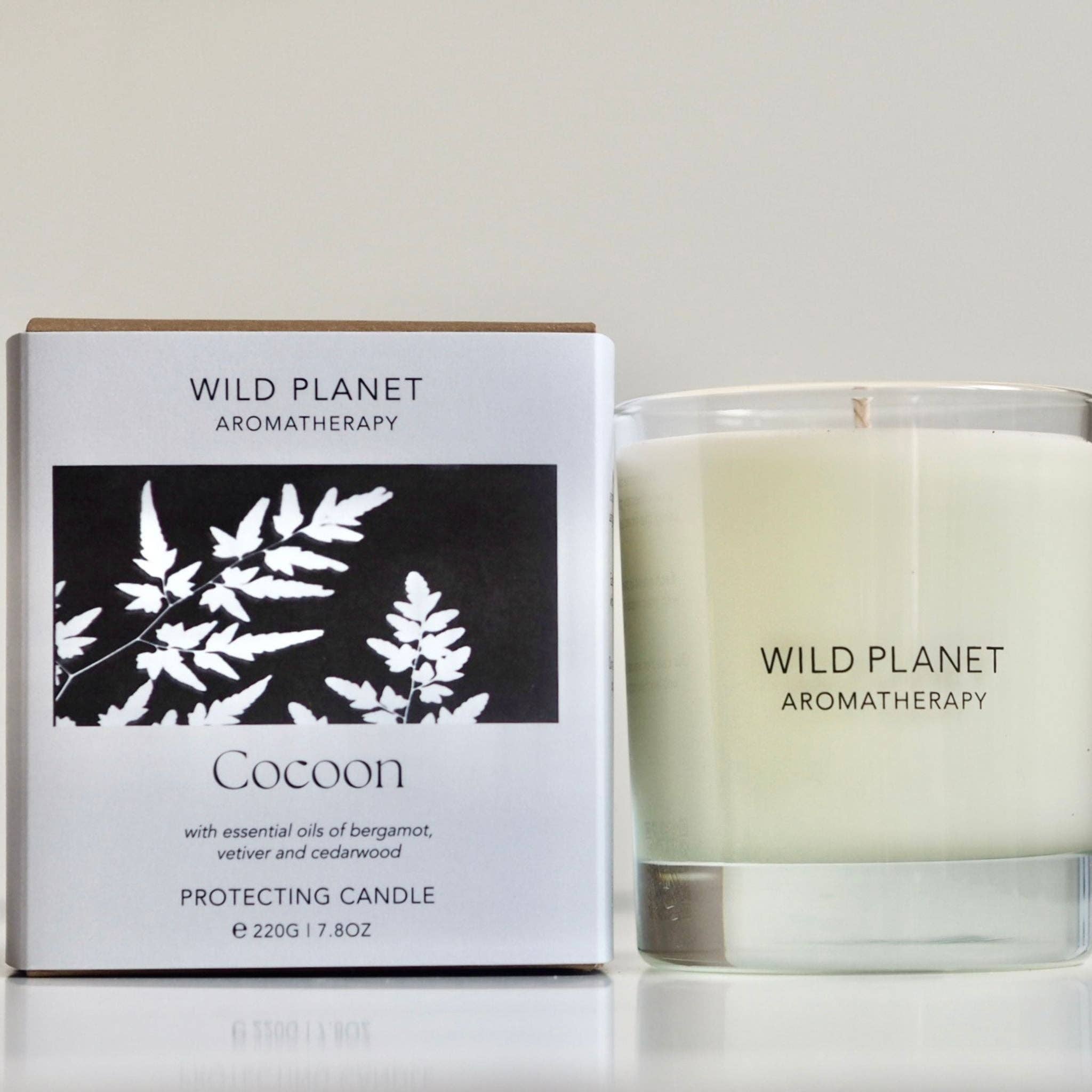 Schützende Kerze: Cocoon, Wild Planet Aromatherapy