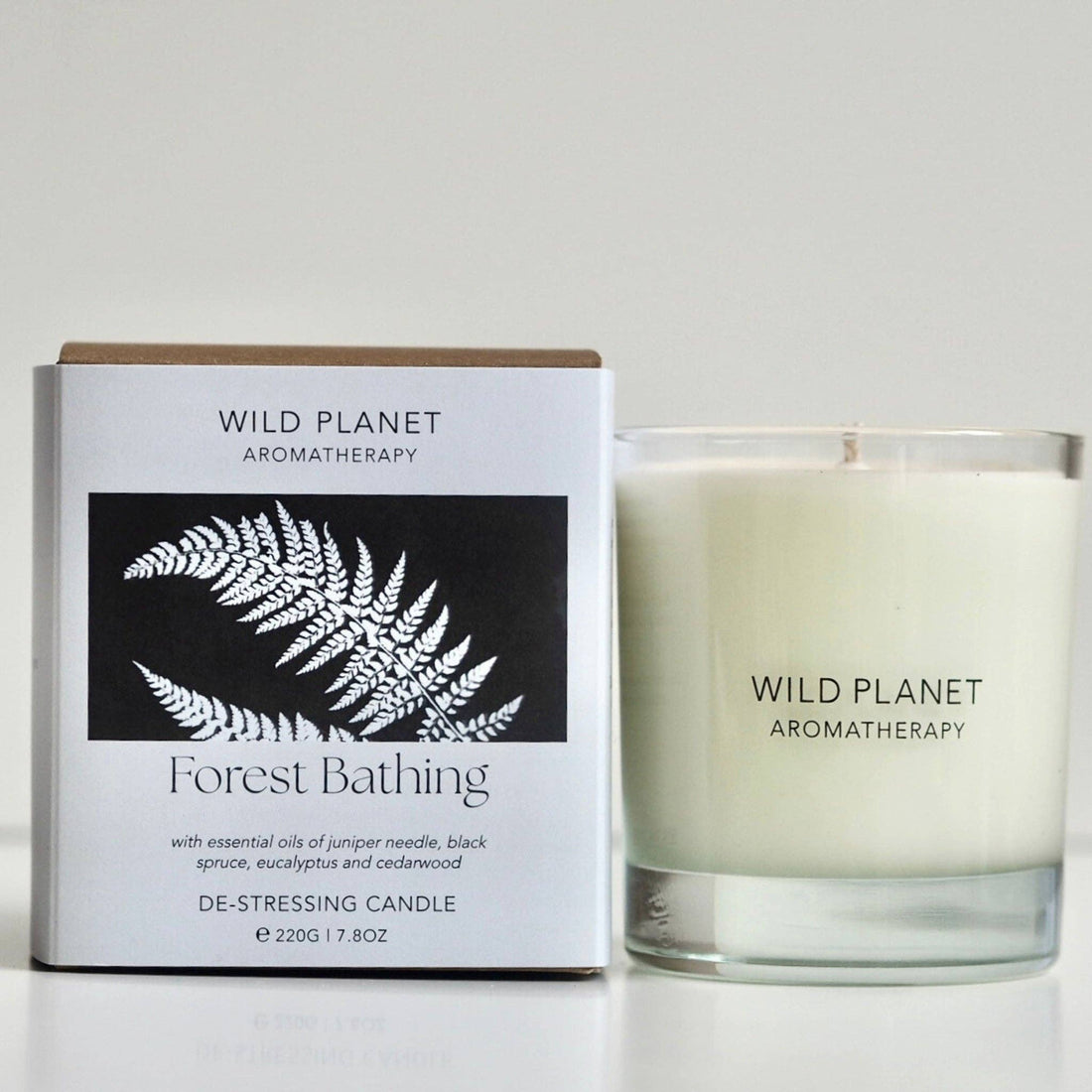 De-Stressing Candle: Forest Bathing, Wild Planet Aromatherapy