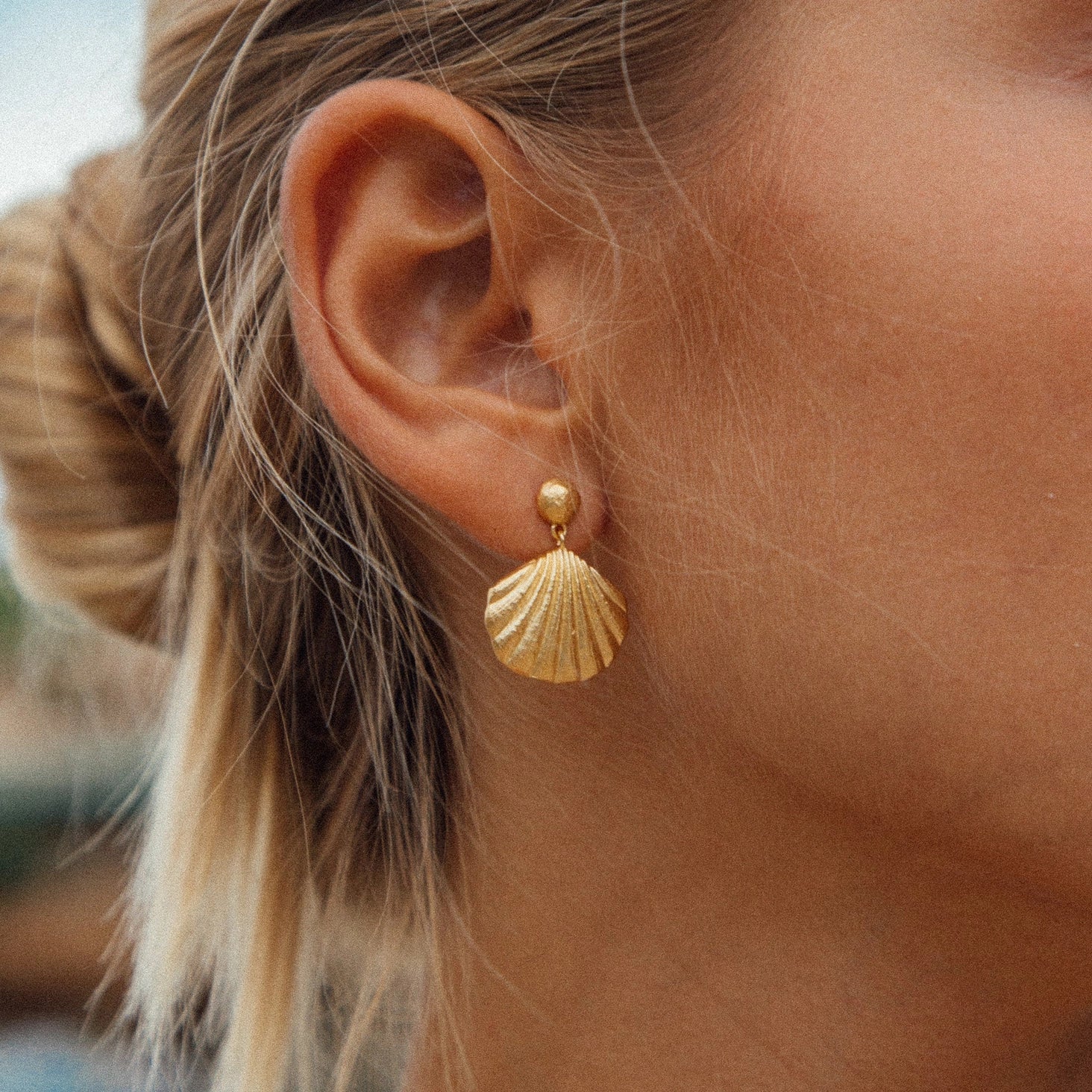 Pao earrings | Gold | Agape Studio Jewelry 