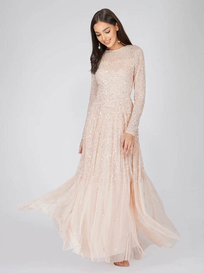 Sila Maxi Dress - Blush Pink