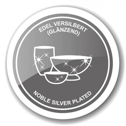Dodo Champagnerglas in Silber 2er-Set | EDZARD