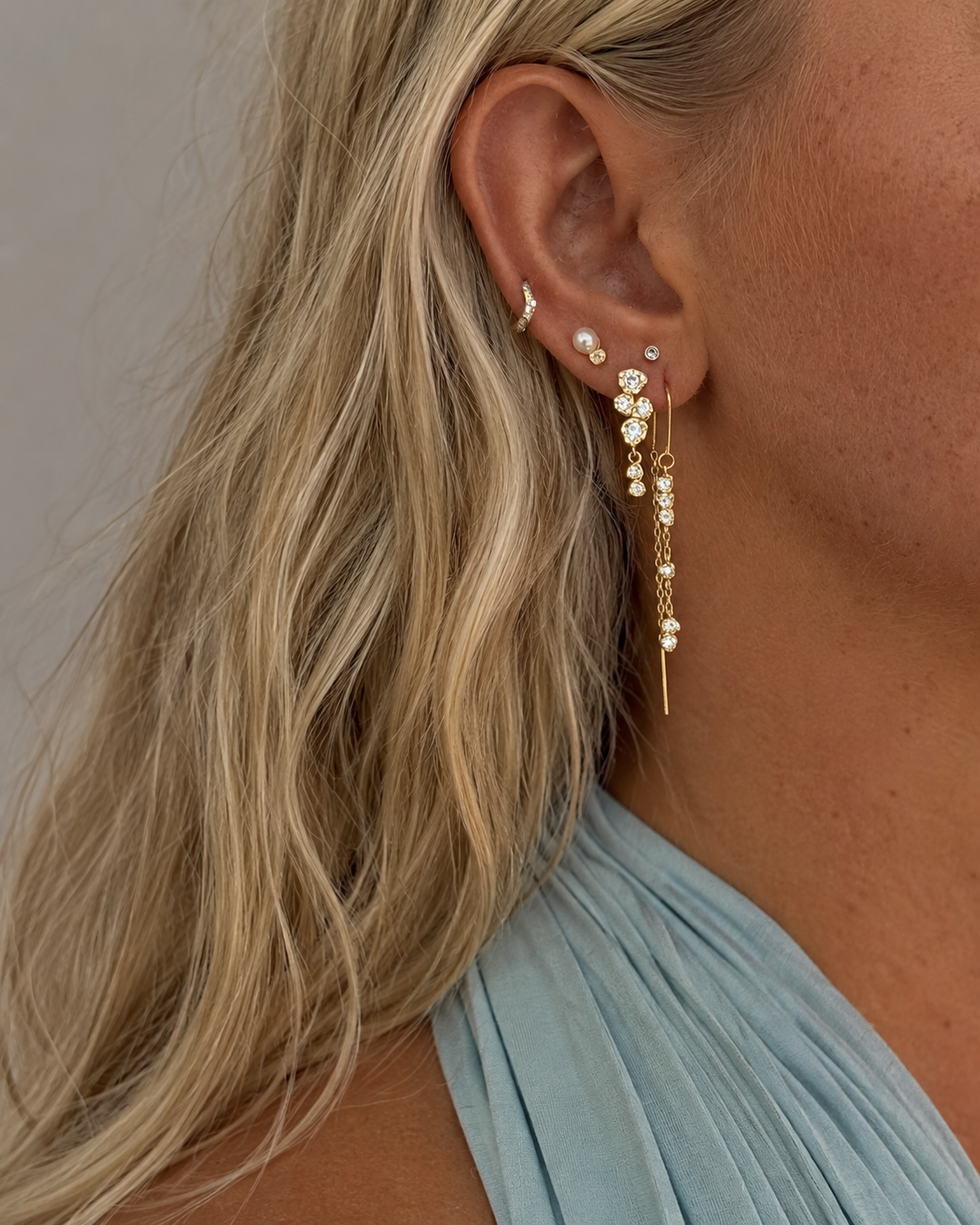 Seraya Petite Studs – Gold Plated