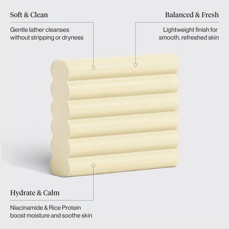 Rice Water Protein Restoring Face &amp; Body Wash Bar