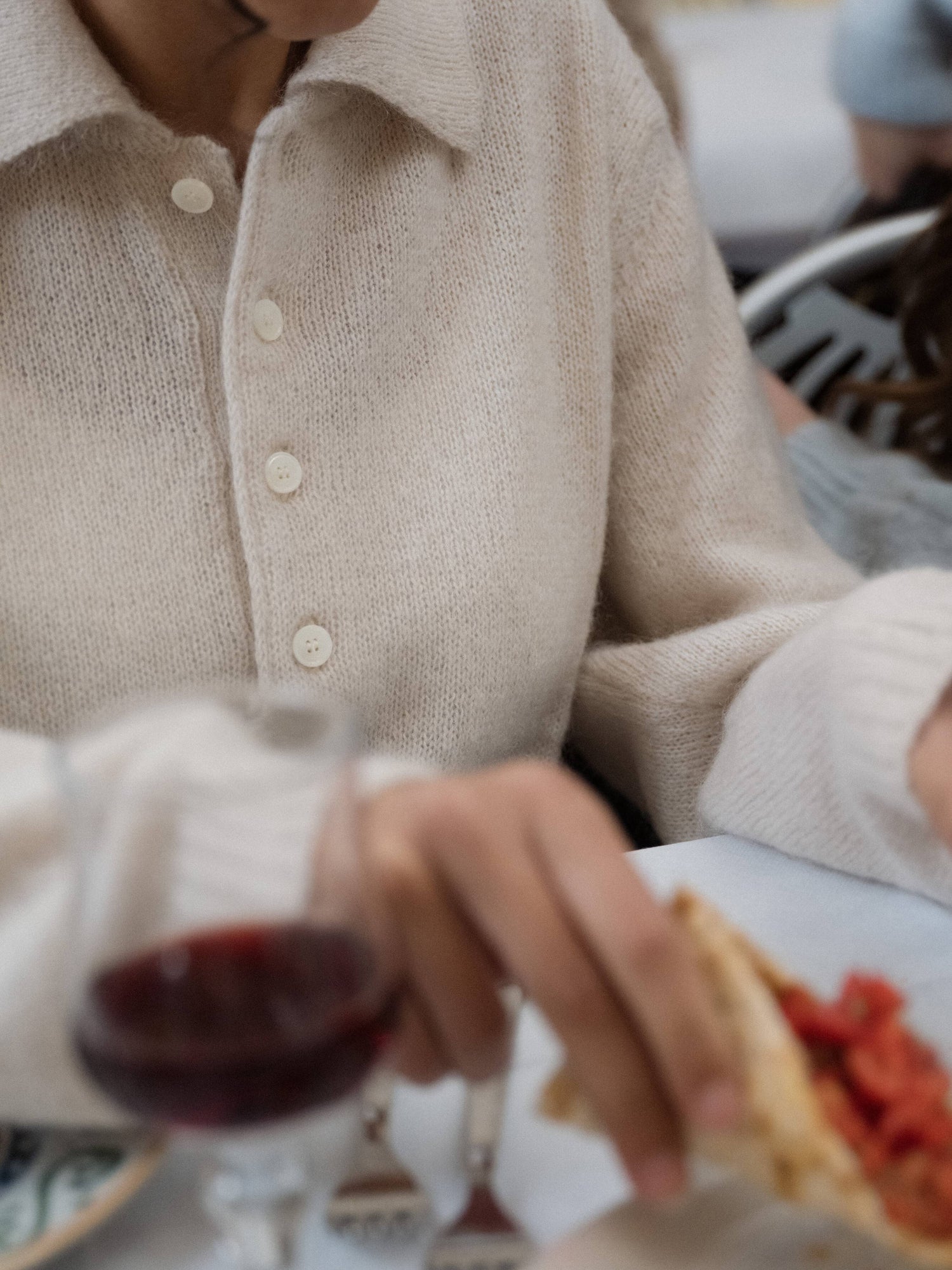 Mohair Polo Sweater | Made in Italy