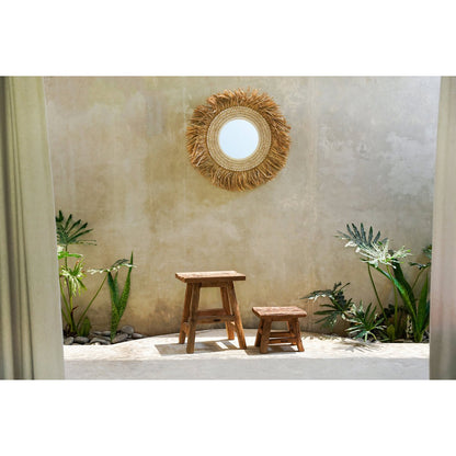 Yoke Stool – handgjord pall i återvunnet teakträ