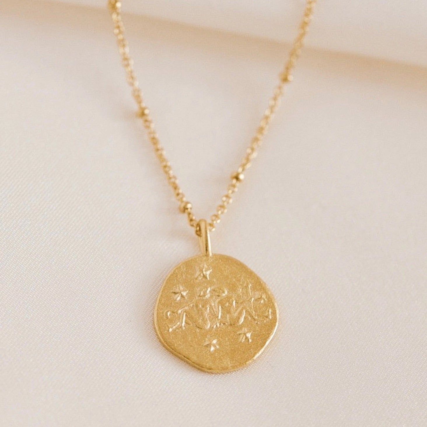 Zodiac Necklace | 24k Gold | Agape Studio Jewelry 