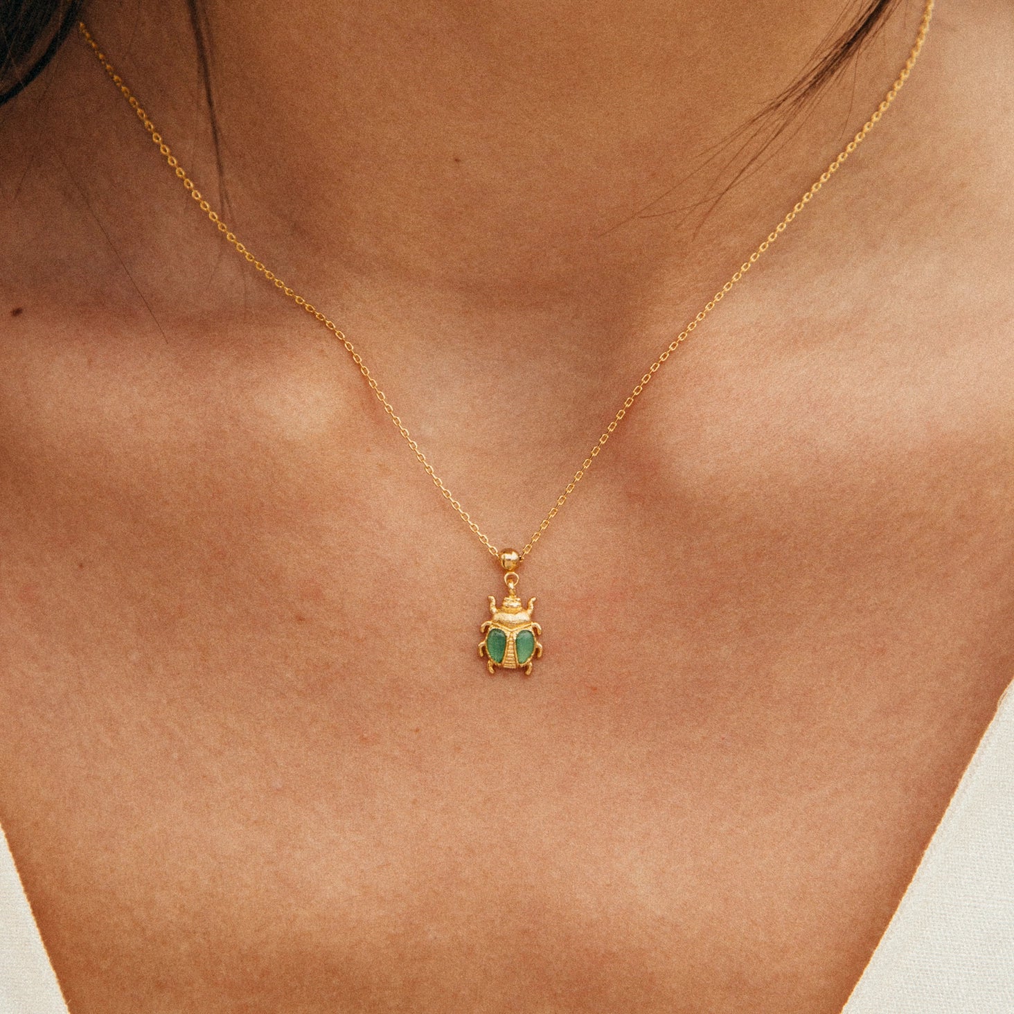 Skarabäus-Anhänger | Agapé Studio Schmuck