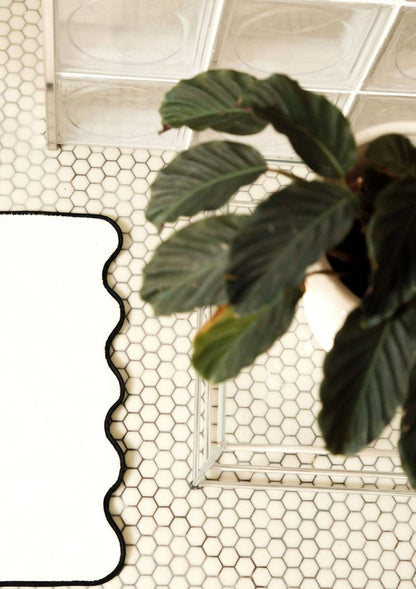 Vågig Badrumsmatta 50×80 cm | Tomète