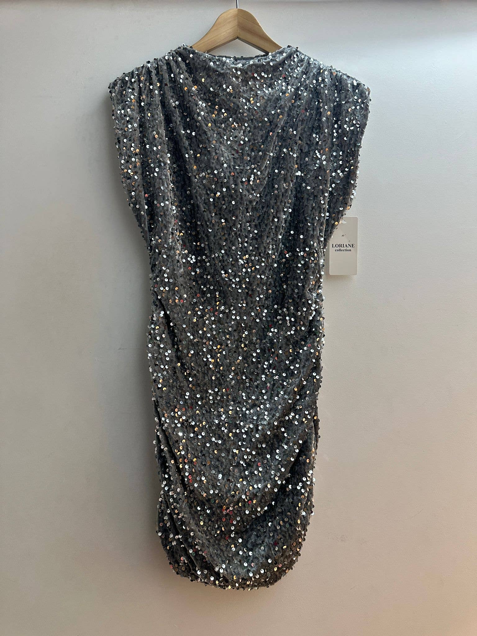 Paillettenkleid aus Samt