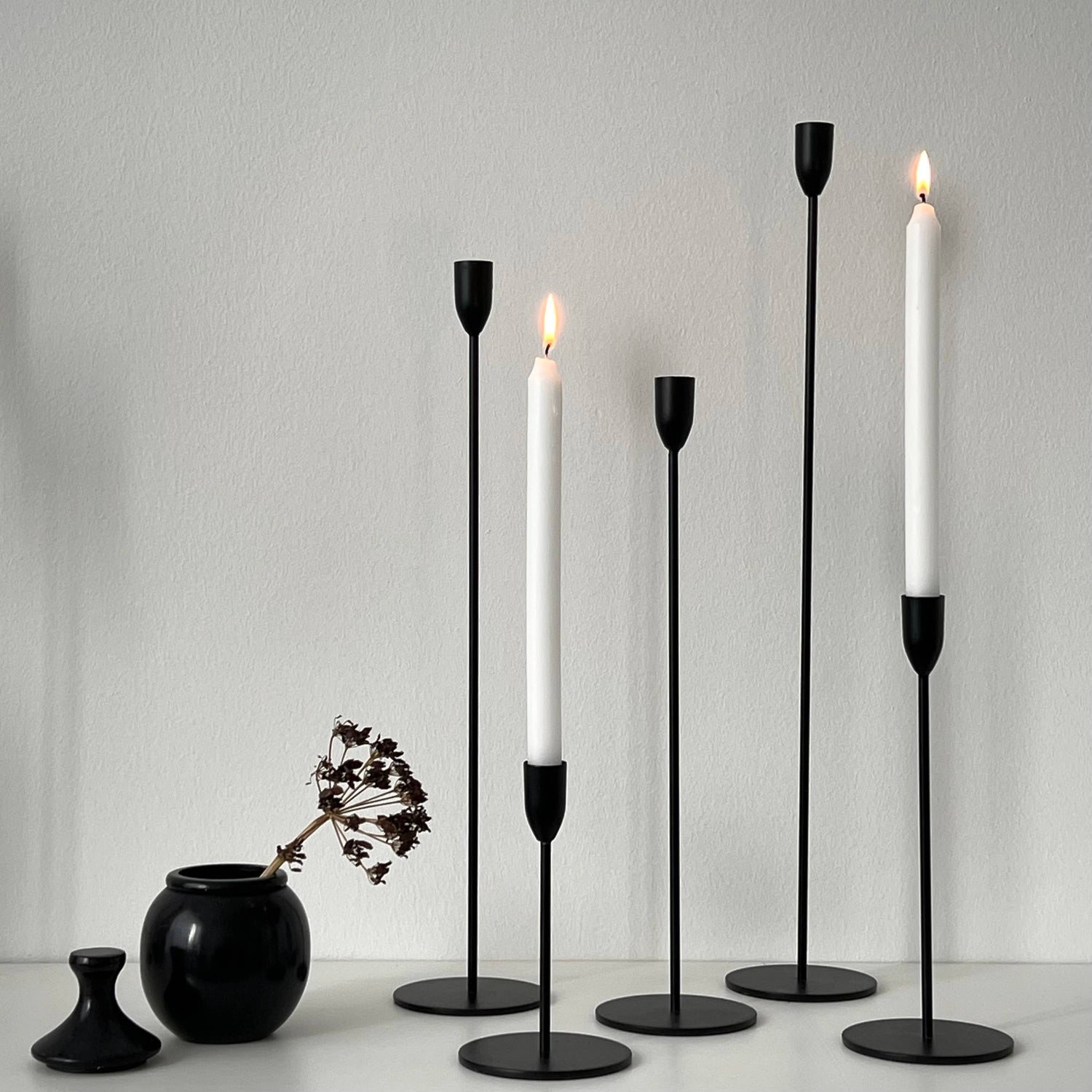 SIMPLE Candle Holder – Black