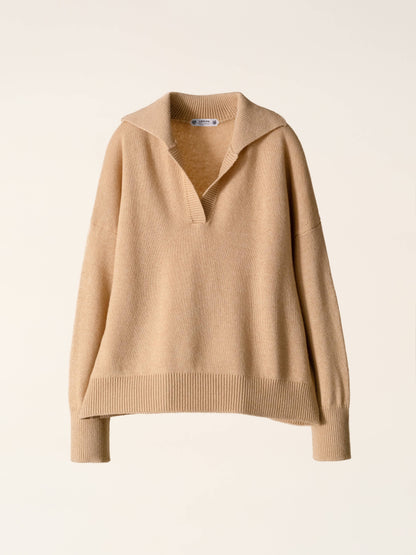 Wool &amp; Cashmere Polo Sweater