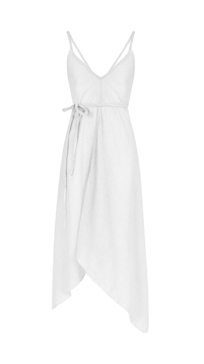 Sage Maxi Dress - White, The Handloom Los Angeles