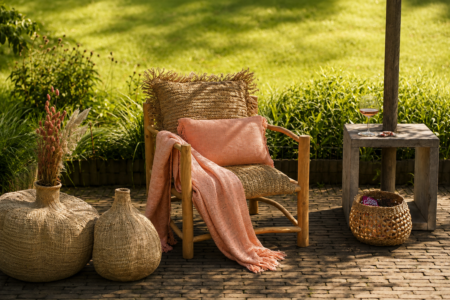 The Oh My Gee Cushion Cover - Salmon Pink - 30x50