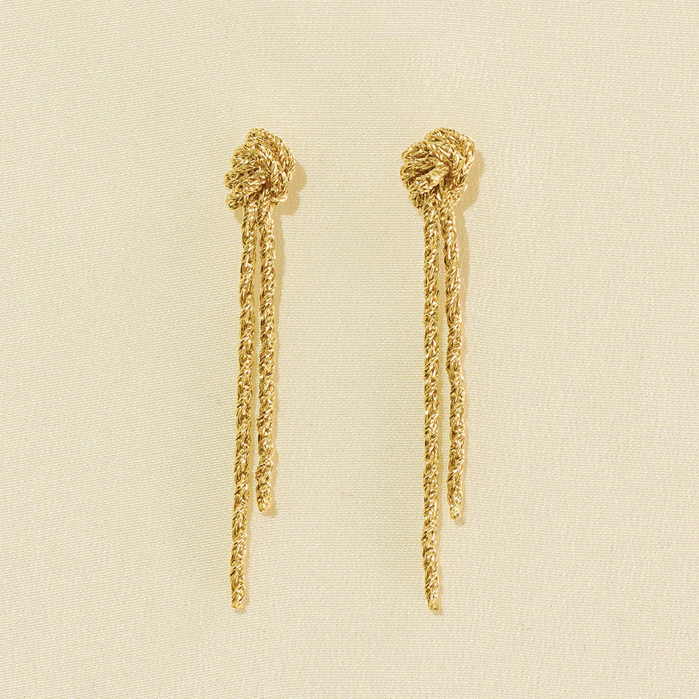 Grazia Earrings | 18k Gold | Agape Studio Jewelry 