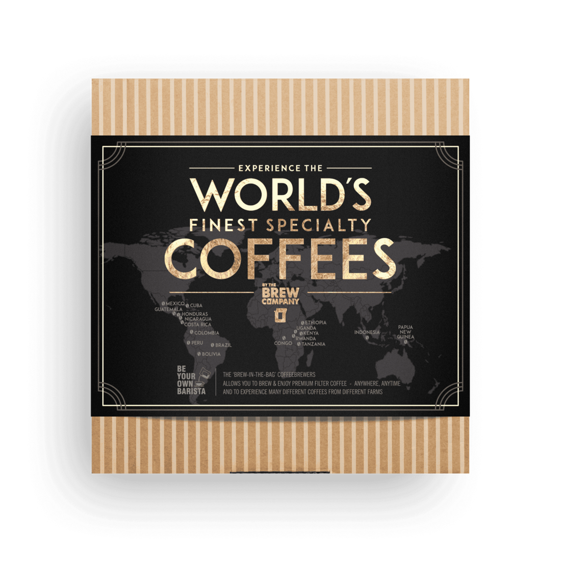 World’s Finest Coffees – presentbox med premiumkaffe | Coffeebrewer