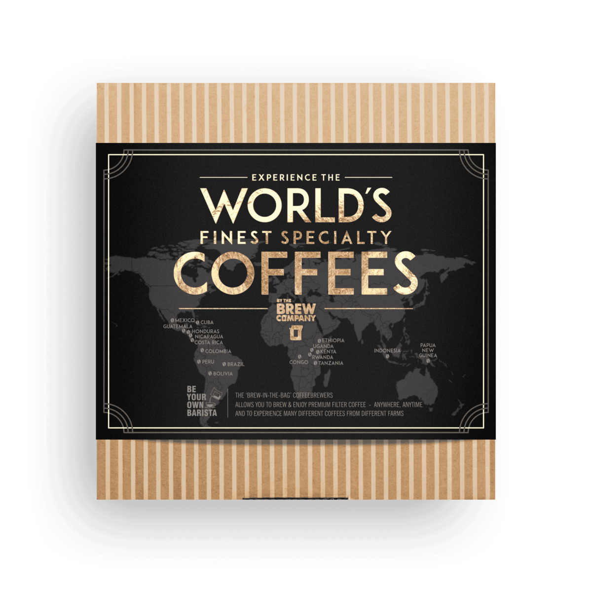 World’s Finest Coffees – presentbox med premiumkaffe | Coffeebrewer