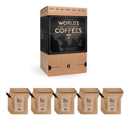 World’s Finest Coffees – presentbox med premiumkaffe | Coffeebrewer