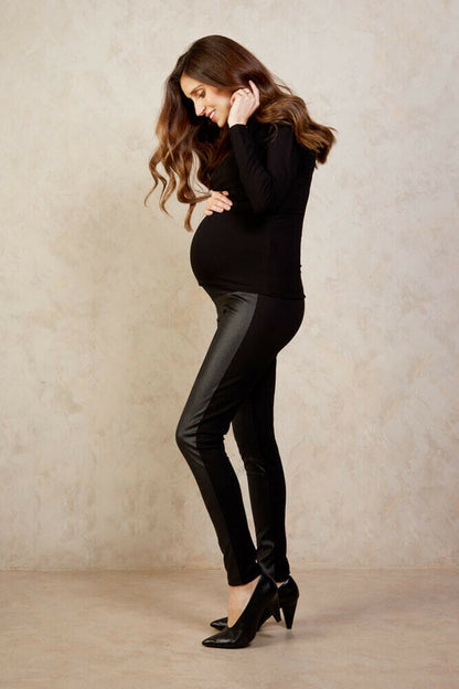 Pleather - Maternity Leggings