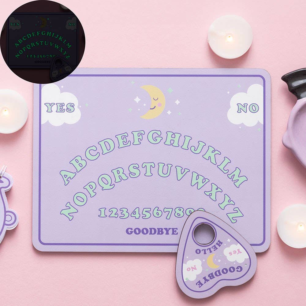 Pastellfärgad Spirit Board med självlysande detaljer