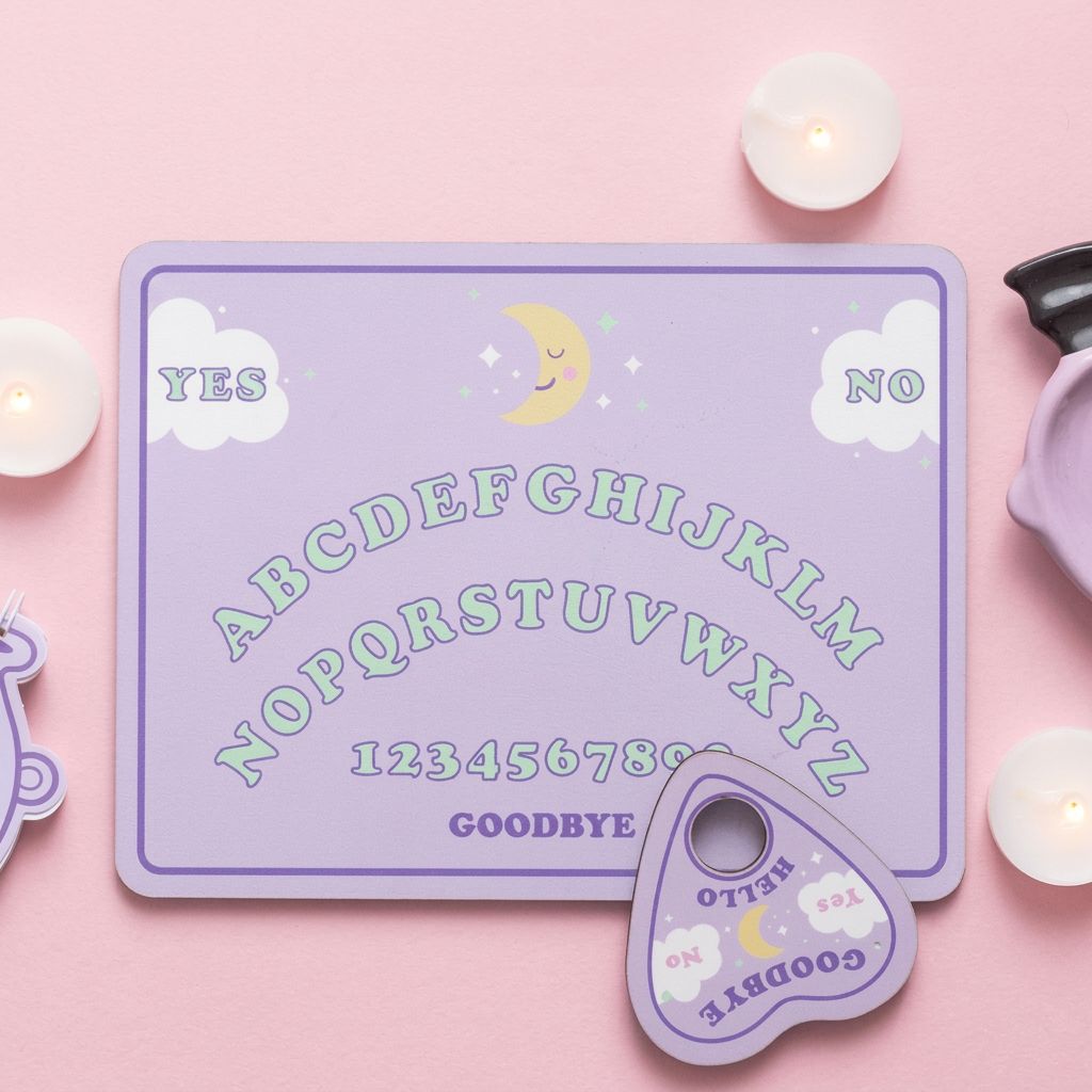 Pastellfärgad Spirit Board med självlysande detaljer
