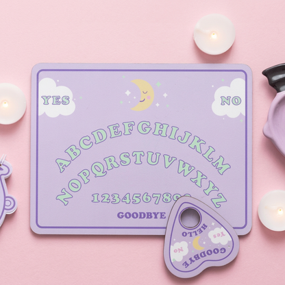 Pastellfärgad Spirit Board med självlysande detaljer