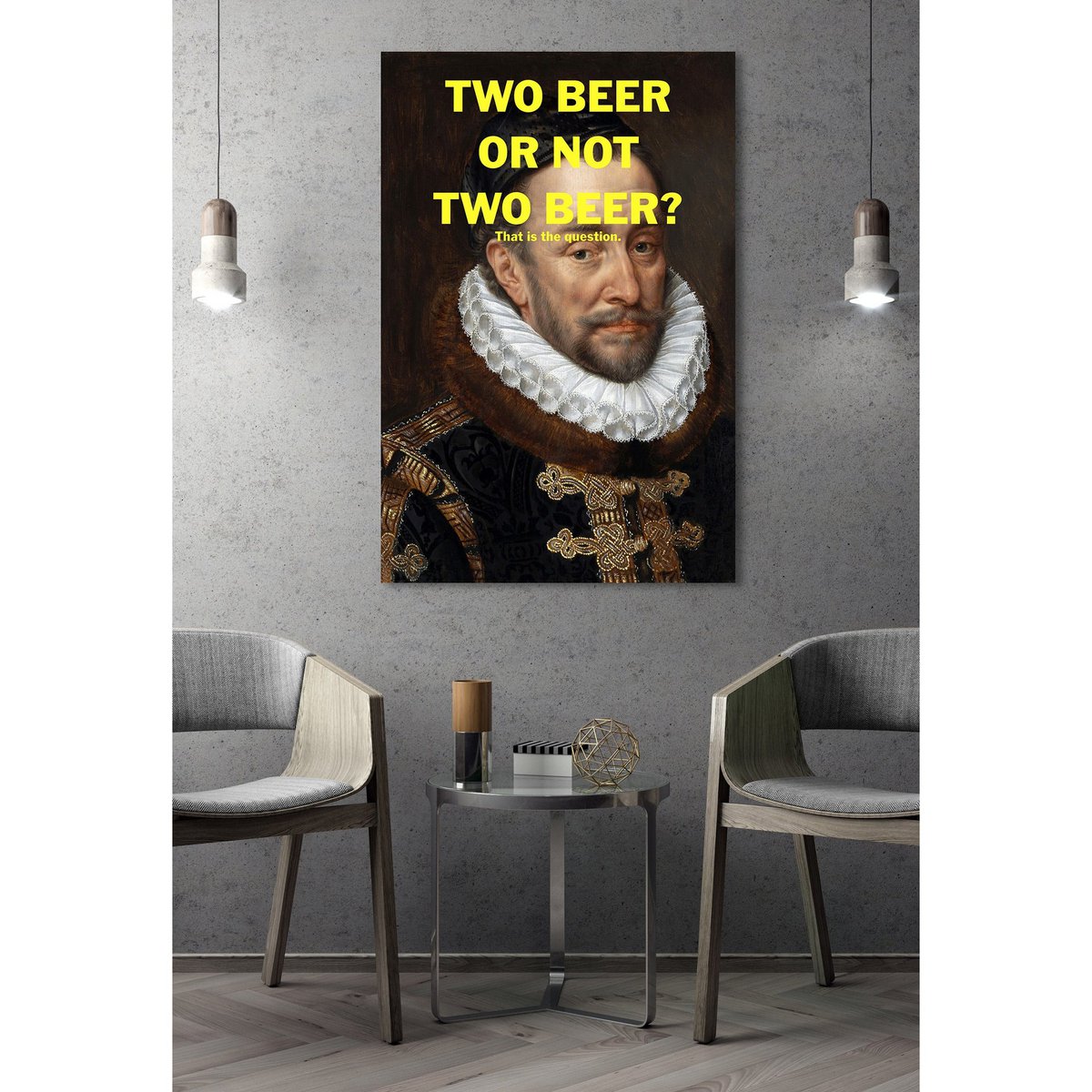 Acrylic Glass Art – “Two Beer Or Not Two Beer?”