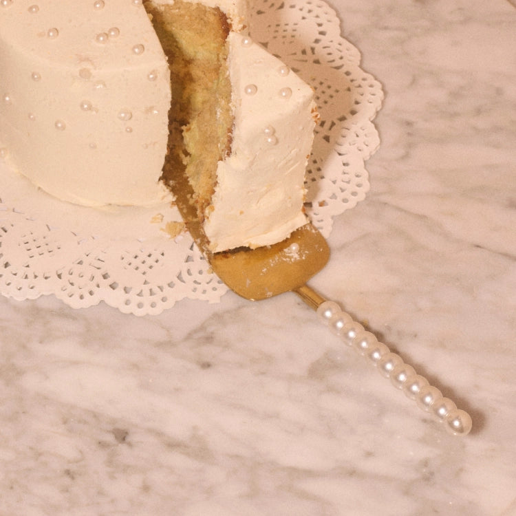 Pearl Cake Server, LEPELCLUB