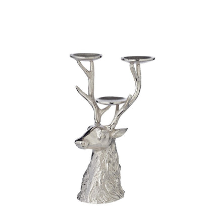 EDZARD | Ljusstake ”Deer” (H 32 cm, för 3 blockljus)