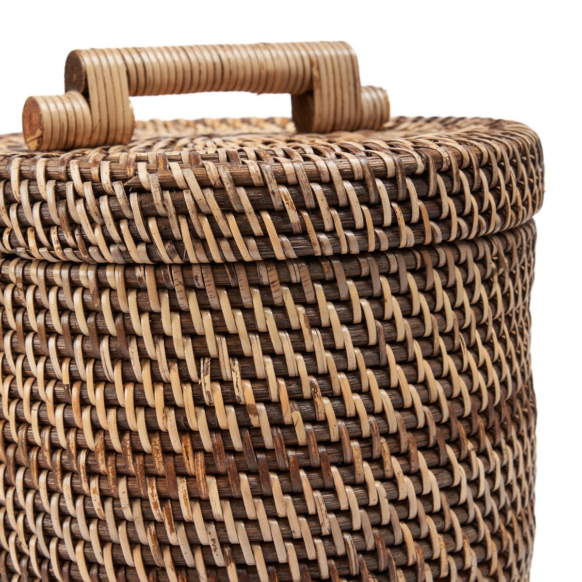 The Rattan Bin High - Natural Brown
