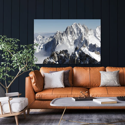Acrylic glass picture - Mont Blanc View