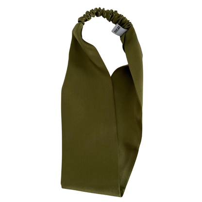 Silk Headband – Olive