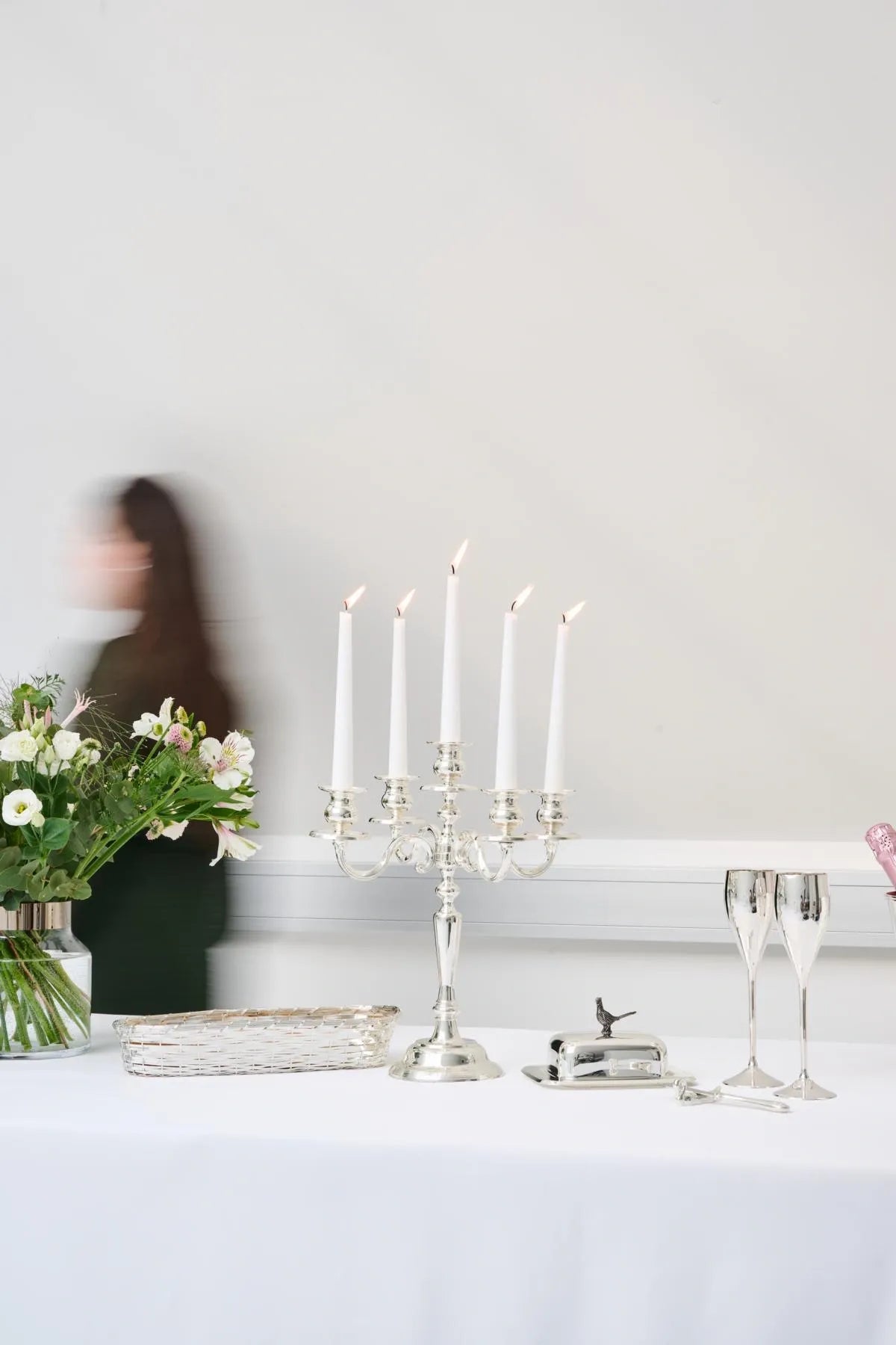 Dodo | Silverpläterade Champagneglas