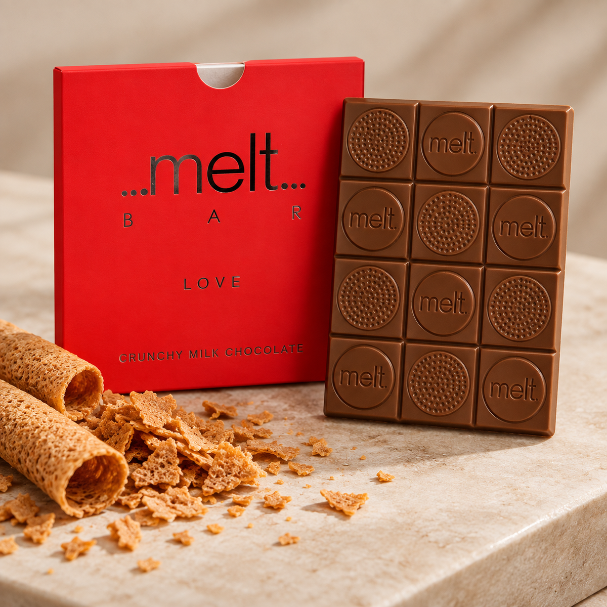 Mjölkchoklad med krispig feuilletine – Love Bar 90 g
