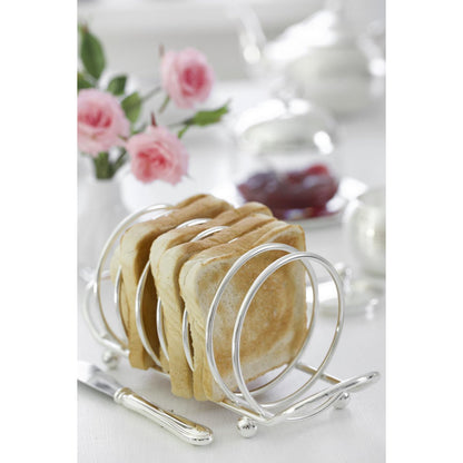 EDZARD | Toast Stand “String” – Silverpläterad