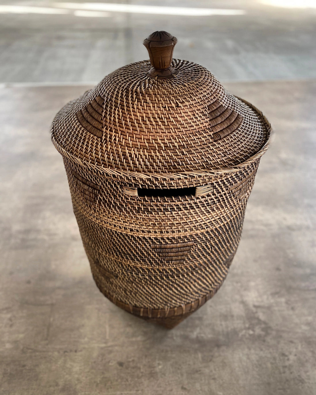 Tvättkorg i Kolonial stil - XL