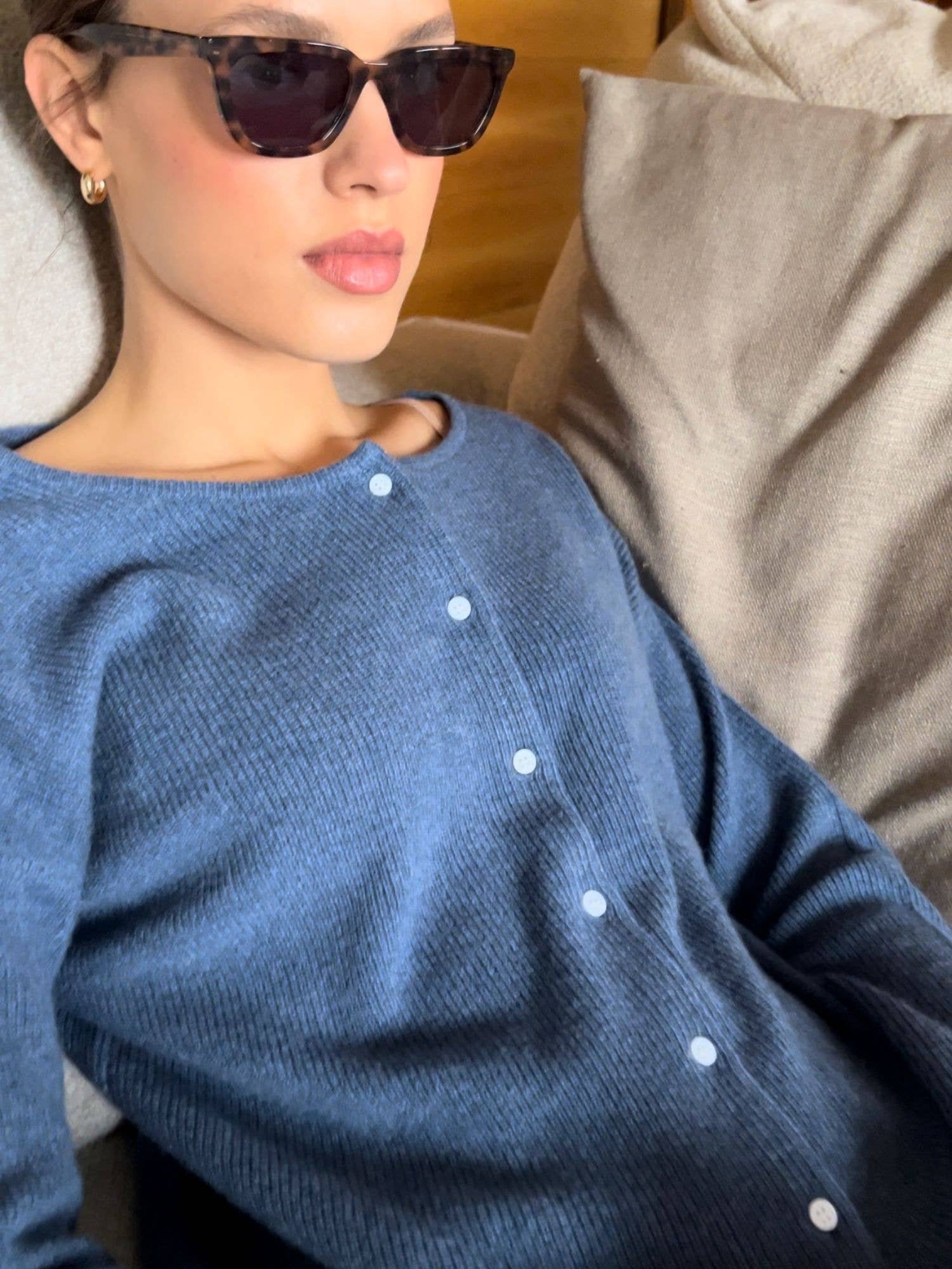 CAMILLE | Cardigan 100 % cachemire