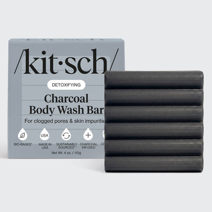 Kitsch Detoxifying Solid Body Wash – Charcoal 113 g