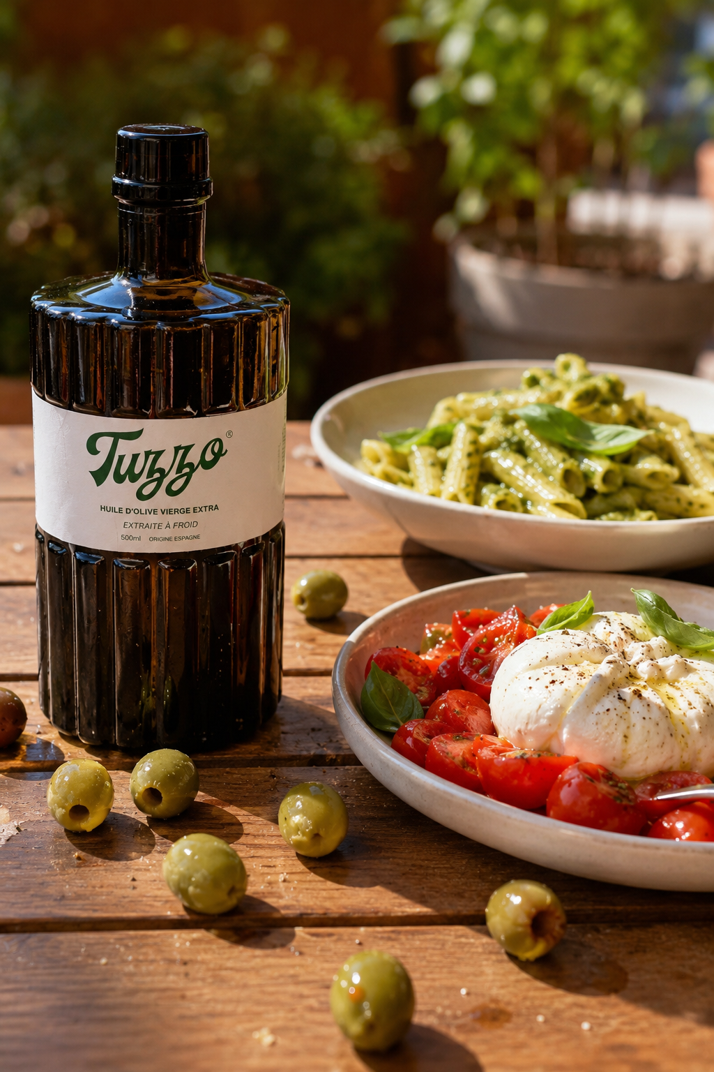 Tuzzo Fino | Ekologisk Extra Virgin Kallutvunnen Olivolja - 500 ml